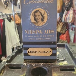Columbia Nursing Aids Packaging - Blue and Cream